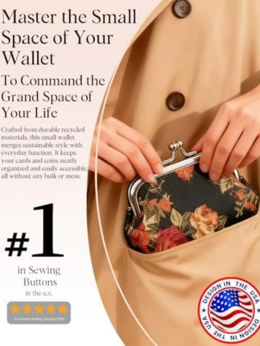 36 Pcs Floral Coin Purses Set, Vintage Mini Wallets for Women & Girls, Cute Gift